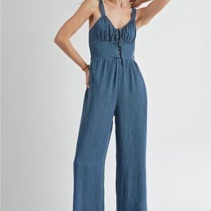 Sadie & Sage Denim Blue Jumpsuit